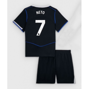 Billige Fotballdrakt Chelsea Pedro Neto #7 Replika Tredjedraktsett Barn 2025-26 Kortermet (med bukser)